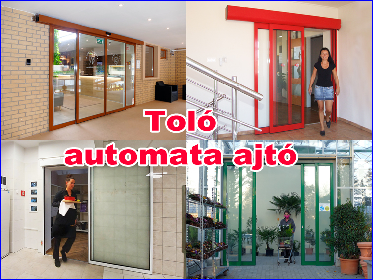 DITEC toló automata ajtó és üvegportál
