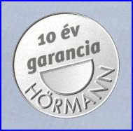 Hörmann garázskapuk 10 év garanciával