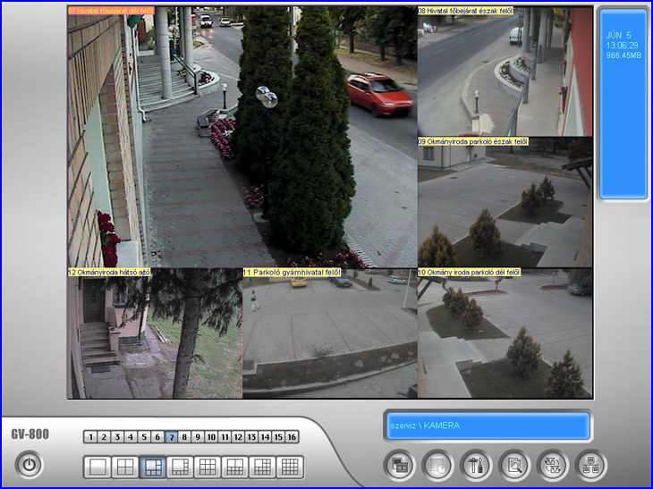 GEOVISION megfigyelő rendszer