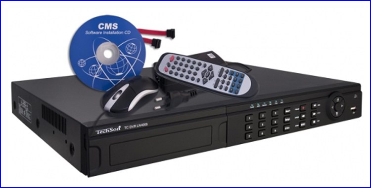 TechSon DVR LN4008H kamera rendszer és videó rögzítő