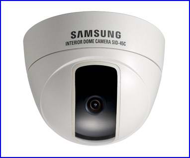 SAMSUNG SID-45 biztonsági kamera és SID-46 biztonsági kamera, dóm biztonsági kamera, éjjellátó biztonsági kamera