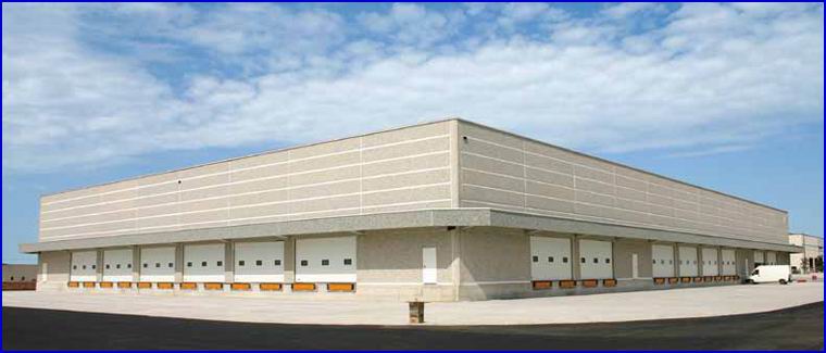 DITEC ipari kapuk logisztikai központokhoz