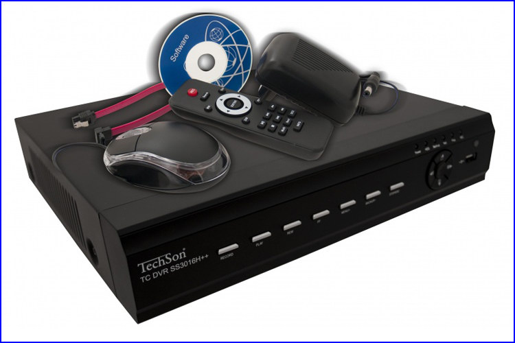 TechSon DVR SS3016H++ kamera rendszer és videó rögzítő